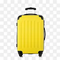 产品实物黄色行李箱