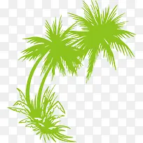 潮流树木线条