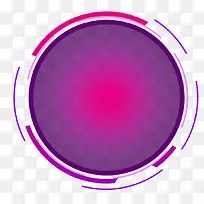 圆形 装饰图案 效果 紫色