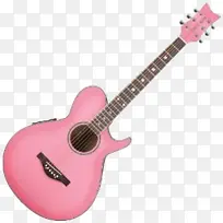 粉红吉他乐器