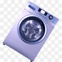 紫色洗衣机素材