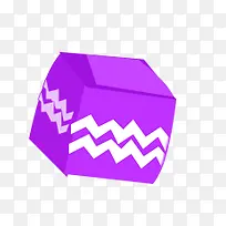 紫色小箱素材