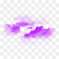 紫色云团素材