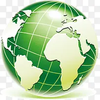 绿色地球元素图片