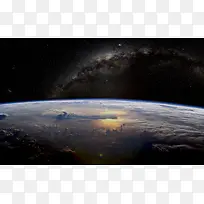 星球表面双11海报背景