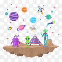 矢量宇宙星人
