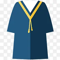 大学毕业学士服插画