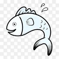 鱼 水族  水生物 动物 卡通