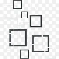 室内方形几何图形艺术