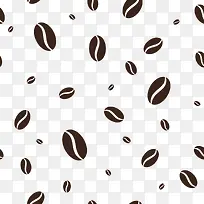 简约咖啡豆底纹