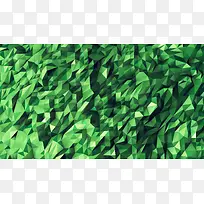 凸起的绿色立体图形组成的背景