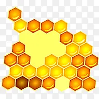 黄色蜂胶营养手绘