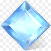 蓝色水晶png素材