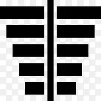 金字塔图线图标