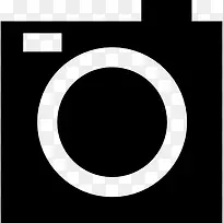 广场照片的相机工具图标