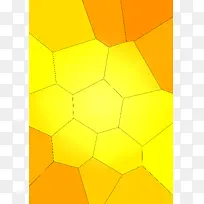 黄色几何形状插图