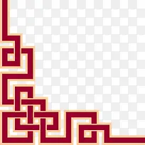中式古典边框花纹图案