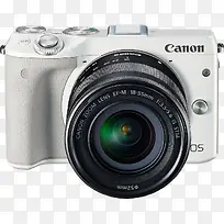 白色canon相机图片