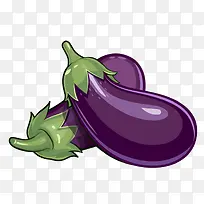 紫色蔬菜茄子食材