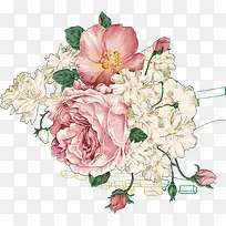 手绘艺术节日花朵