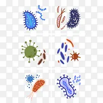 各种细菌细胞