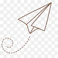 纸飞机 装饰 卡通