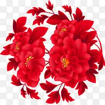 中秋节手绘高清花朵