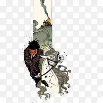 矢量巫师与马