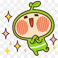萌萌哒绿色小草