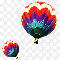 炫彩氢气球飞舞图