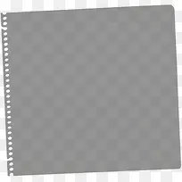 灰色创意笔记本设计