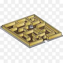 金色迷宫立体图