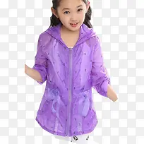 紫色春天可爱童装
