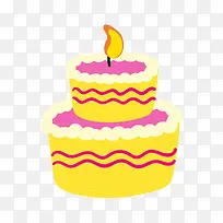 生日蛋糕  蜡烛