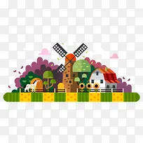 房子 扁平化建筑