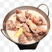 铜锅枸杞大块肥羊肉汤