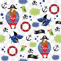 海盗与动物