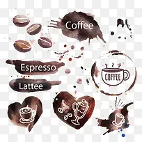咖啡色图案
