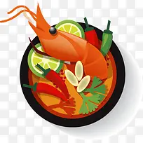 日式龙虾海鲜锅