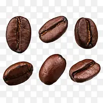 一粒粒的咖啡豆