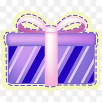 礼物礼盒紫色