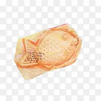 鱼饼手绘画素材图片
