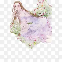 唯美插画