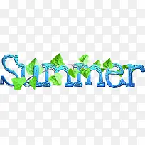 创意合成效果夏天summer