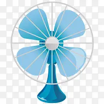 风扇summer-blue-icons