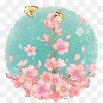 手绘唯美花