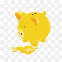 金猪 存钱罐 钱币