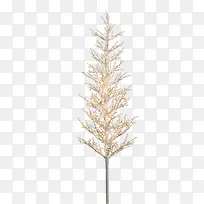 树白色立面树圣诞树