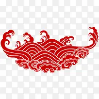 手绘云纹