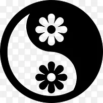 Flower Yin Yang 图标